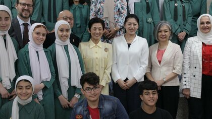 久子さま､承子さま　ヨルダン難民キャンプ視察　あす皇太子の結婚式へ