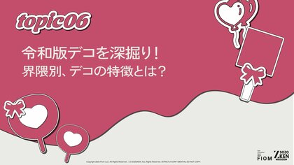 Z世代の60%がトレンドの移り変わりが早いと実感！「オタク界隈」と「JK界隈」で異なるデコのアプローチをZ-SOZOKEN（Z世代創造性研究所）がZ世代のデコ文化、第6章インサイトサマリーで公開。