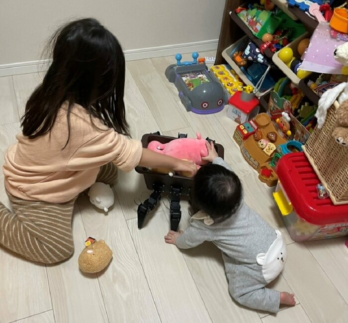 次女も興味津々