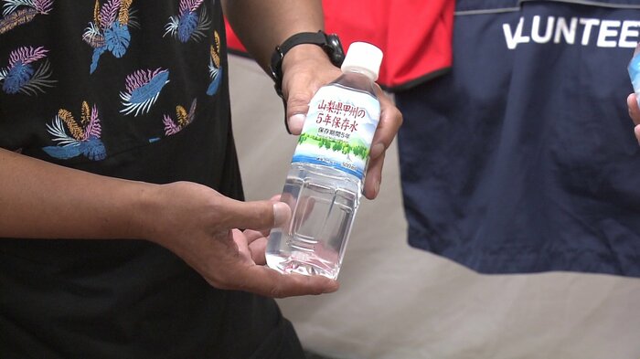 身軽に避難するために500mlサイズも用意を