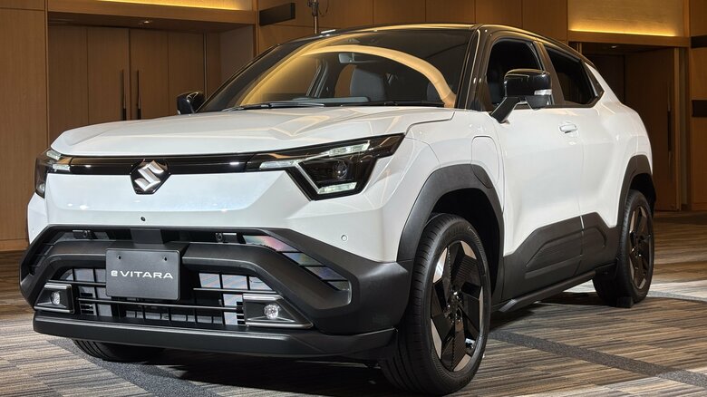 スズキ初のEV「e ビターラ」来年1月発売を発表　 SUVでEV市場参入｜FNNプライムオンライン