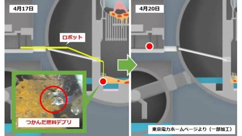 燃料デブリ“引き出し”完了　事故後2度目の取り出し＜福島第一原発＞｜FNNプライムオンライン