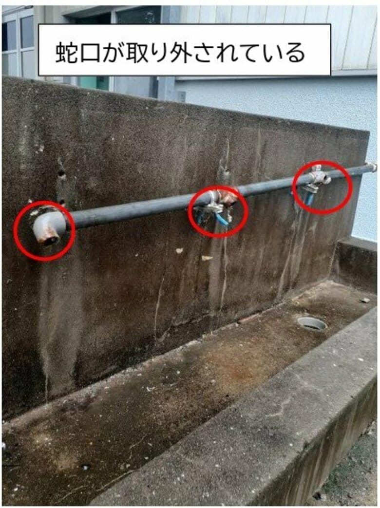 北九州市の中学校から水道蛇口36個盗まれる　シャワーヘッド6個も　トイレの壁や便器は破壊　小学校でエアコン室外機の盗難あったばかり　福岡｜FNNプライムオンライン