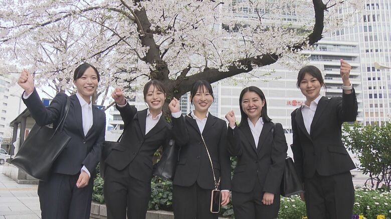 新入社員「寝坊だけはしないようにしたい」新年度がスタート 新社会人や新入生の新たな一歩を“ナナちゃん”も応援｜FNNプライムオンライン