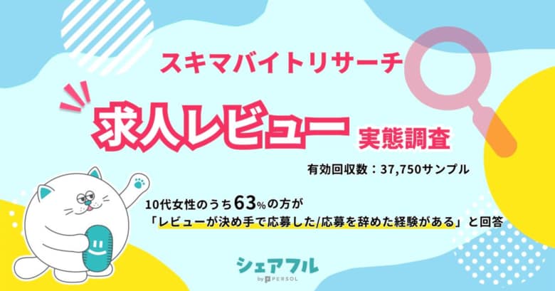 『シェアフル』スキマバイトリサーチ 、求人レビュー実態調査を実施