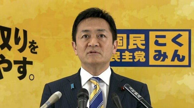 代表復帰後初の会見で陳謝する国民民主・玉木代表