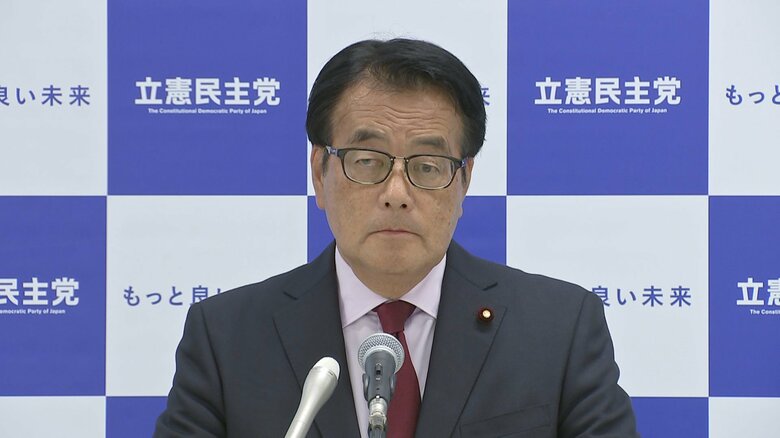 岸田内閣全体の責任だと指摘した立憲・岡田幹事長（8月8日）