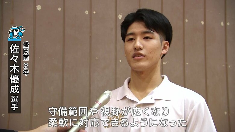 アウトサイドヒッター・佐々木優成選手