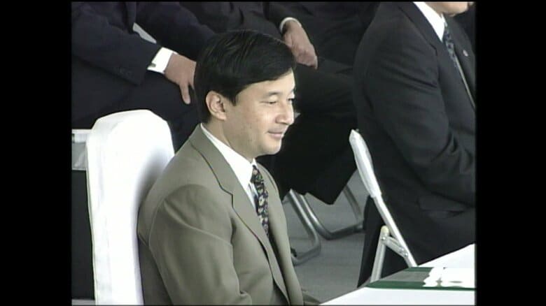 平成17（2005）年11月　障害者スポーツ大会の開会式にて（岡山市）