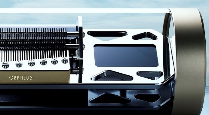 「オルフェウス KANATA」のスケルトンボディ（提供：日本電産サンキョー）