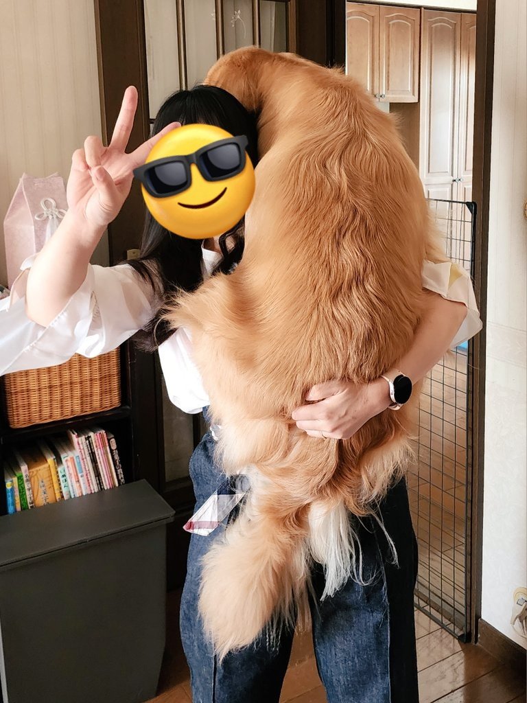 抱っこされて