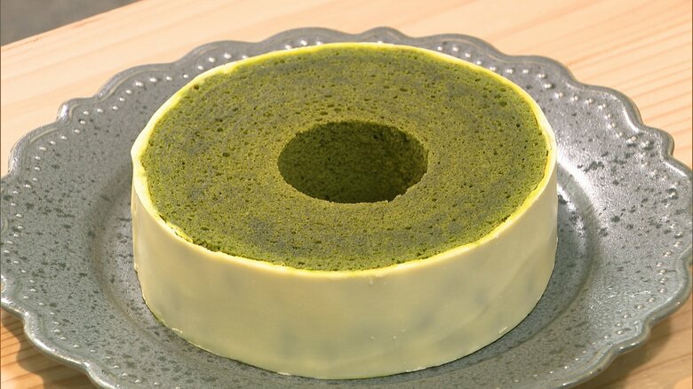 あいネットサービス「どうする家康バウムクーヘン特濃抹茶 富士の初雪」