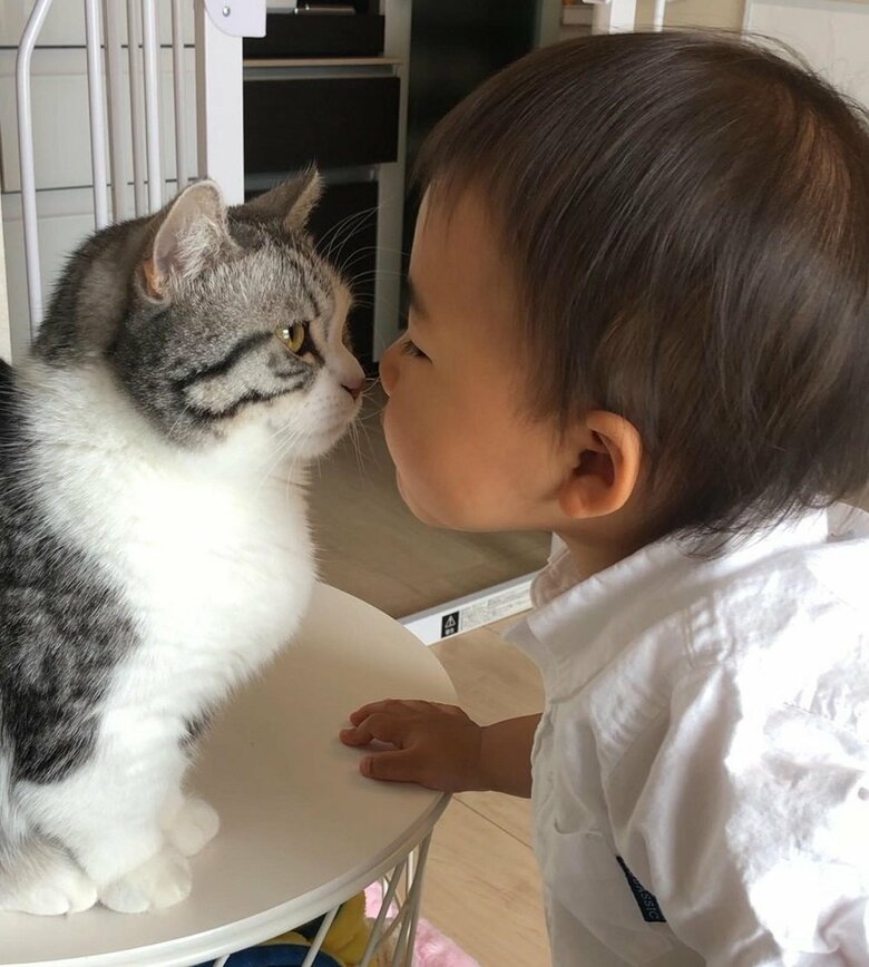 鼻チュウに挑戦中？