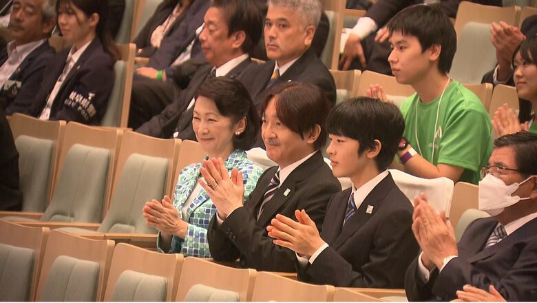 高校総合文化祭開会式　岐阜市　7月31日