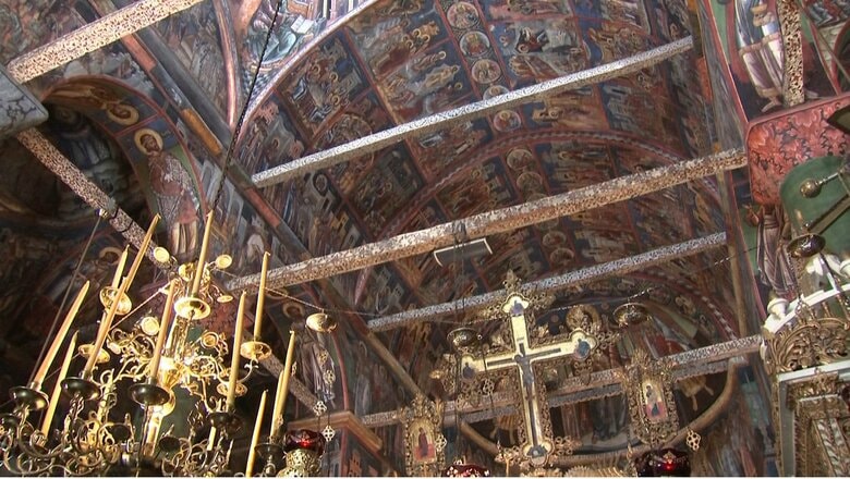 ファネロメニ修道院の壁画