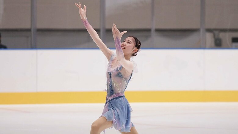 連戦の疲れを感じさせない滑りを披露した住吉りをん（東京選手権、ショート）