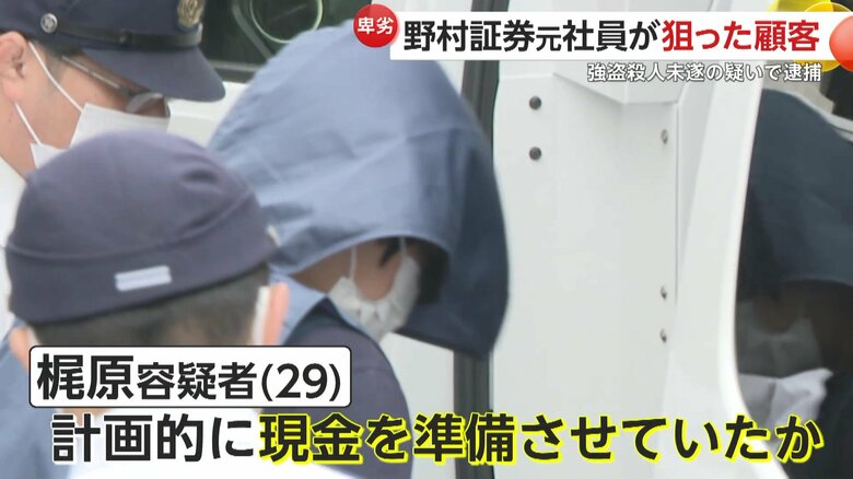 営業を担当していた被害者夫婦から現金を奪い取った梶原容疑者