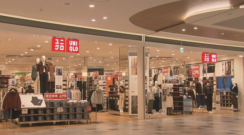 2階に入る「ユニクロ」
