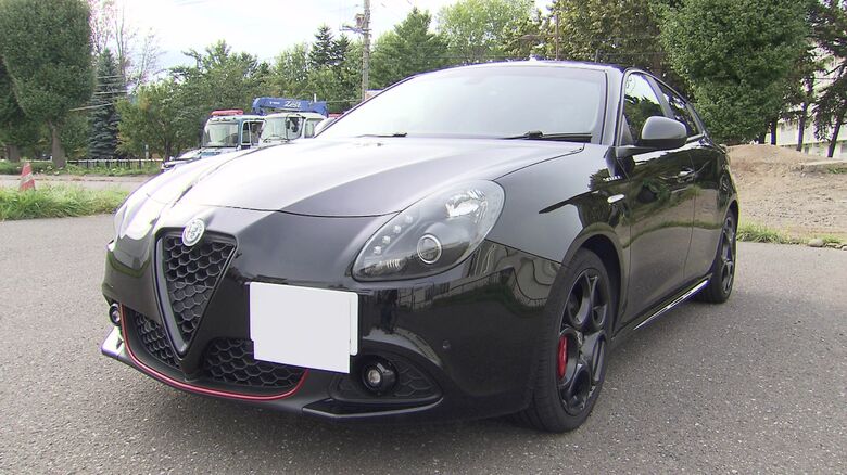 佐々木容疑者が運転していた車