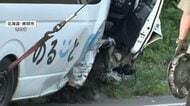 市運営の乗り合いバスと乗用車が正面衝突　66歳女性が死亡　現場は見通しのいい片側1車線の直線道路　北海道・美唄市
