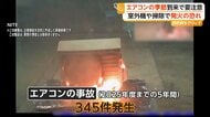 エアコンの季節到来、発火のリスクに注意　室外機周辺のペットボトルで思わぬ事故も　5年間で345件　NITE