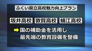 教育改革のモデル高校に福井県が3校を選出　坂井はスマート農業、敦賀はDX研究、鯖江は遠隔授業や地域連携　国に補助申請へ