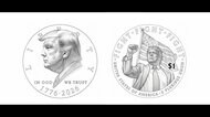 “トランプ大統領1ドル硬貨”製造か…独立250周年記念でトランプ氏と「FIGHT・FIGHT・FIGHT」の文字などが刻まれる予定