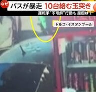 路線バス暴走で10台絡む玉突き事故　1人死亡5人けが…“ブレーキ故障”原因としつつも“不可解”行動の運転手拘束　トルコ