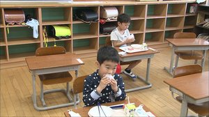 給食は個別包装で対応 大分市の小学校で分散登校始まる 大分