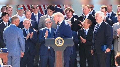 「世界的なレジェンド」トランプ大統領が大谷翔平と山本由伸を絶賛　ドジャースがホワイトハウス訪問