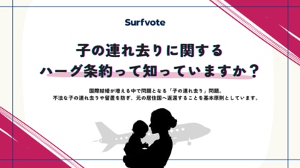 【投票開始】DVを受けた母親が子どもを連れて帰国しても「原則返還」？―ハーグ条約と「子の連れ去り」を考える
