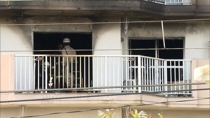 「大きな爆発音みたいな…」集合住宅で火事　1人死亡…身元不明　4階建て2階の部屋から出火　群馬・前橋市