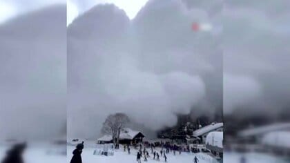 スキー客を襲う雪煙…世界各地で相次ぐ“雪崩”イタリアでは3人死亡、アメリカで8人死亡1人不明　日本でも3連休は雪崩や落雪に要注意