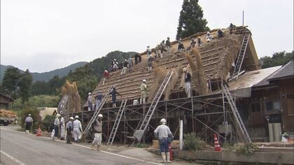 世界遺産登録から30年…白川郷で進む住民の高齢化 合掌造りを