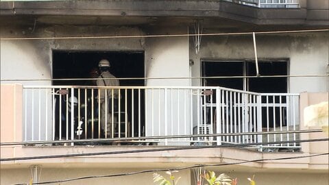 「大きな爆発音みたいな…」集合住宅で火事　1人死亡…身元不明　4階建て2階の部屋から出火　群馬・前橋市