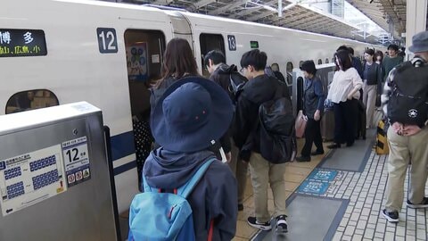 GWのUターンラッシュ、5日も各交通機関で混雑続く　東海道新幹線「のぞみ」午後中心にほぼ満席…関越道では40kmの渋滞予想も