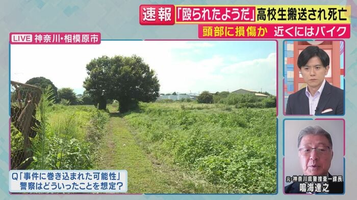 元神奈川県警捜査一課長の鳴海達之氏(関西テレビ「旬感LIVE とれたてっ!」より)