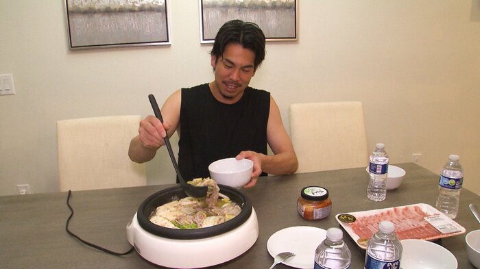 男の手料理。この日はお鍋