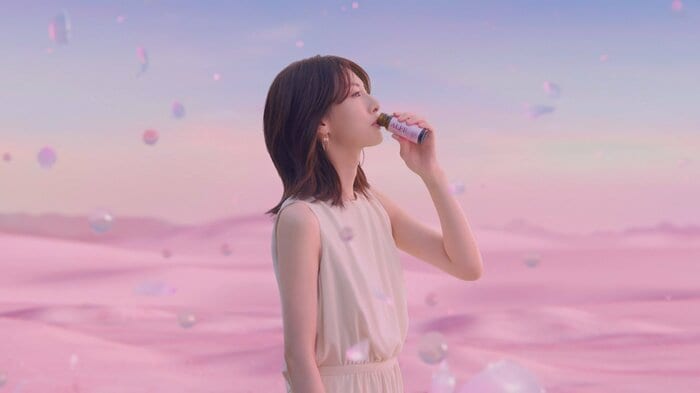 大正製薬「アルフェビューティシリーズ <ドリンク>」の新テレビCM「コラーゲンワールド」編に出演する北川景子さん