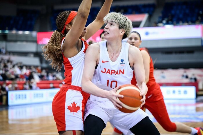 2年ぶりの代表戦となった渡嘉敷来夢選手 (C)FIBA
