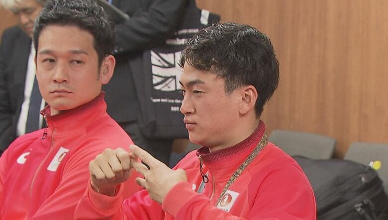 デフリンピック出場の長野県勢4選手が結果報告　陸上競技・男子4×400mリレー「金」村田悠祐選手「世界一で見られる景色を得られてとても感動した」｜FNNプライムオンライン