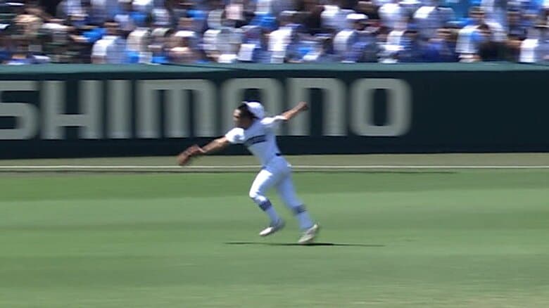 左手指ハンディの横山選手も攻守に活躍！センバツ王者・横浜に延長で3点差も追いつき最後に野球の神様が微笑んだ県立岐阜商業がベスト4｜FNNプライムオンライン