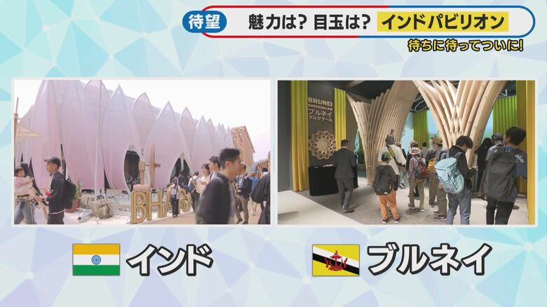ついにオープン インド＆ブルネイパビリオン 夜始まり朝終わる工事 記者もお手伝い？【大阪・関西万博】｜FNNプライムオンライン