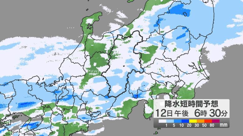 【気象情報】長野県では12日夕方にかけて雷を伴った激しい雨の降る所がある見込み　土砂災害、低い土地の浸水、河川の増水に十分注意　｜FNNプライムオンライン