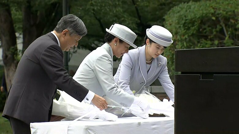 長崎の原爆落下中心地碑に献花　9月12日