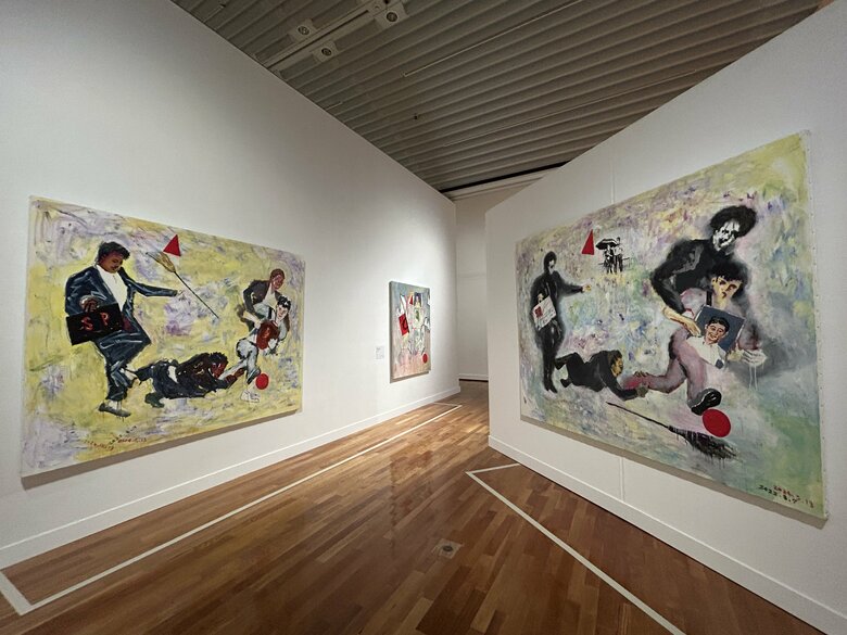 左手前が《盗まれたシンゾー》と右が《略奪された心臓》