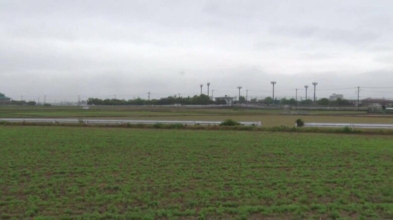 佐賀・吉野ヶ里町の工場建設予定地（2023年6月）