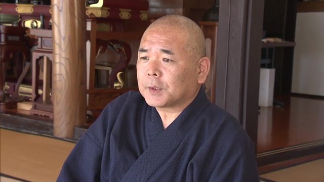 長岩寺の渡辺宗貫住職