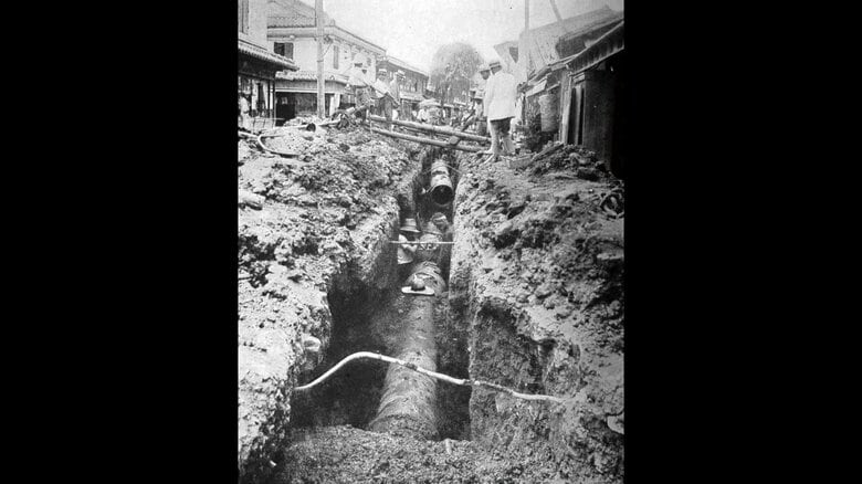 全国で10番目にダムや水道管を整備