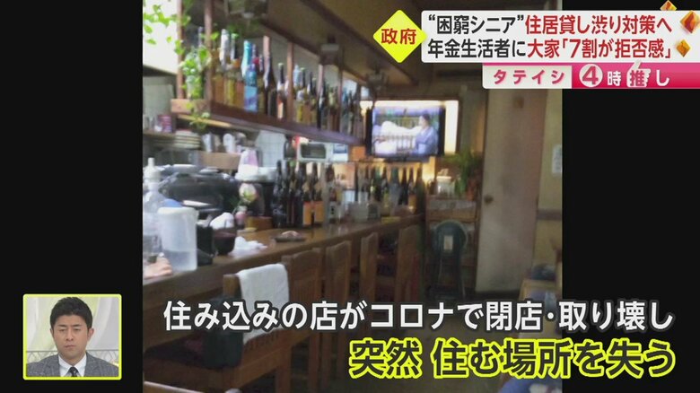 コロナの影響で、夫婦で住み込みで働いていた住居を去ることになった